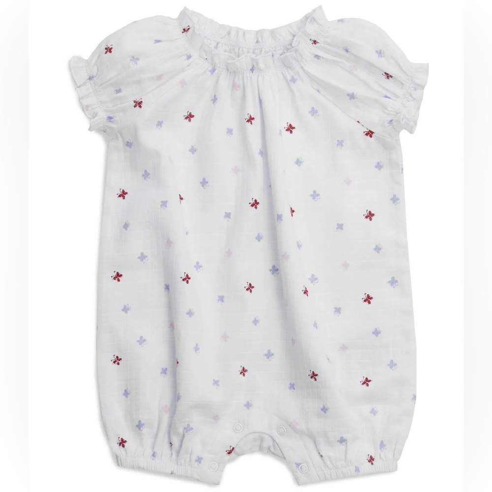 Aden + anais Ruffle Bubble Butterfly Coverall, 0-3 months